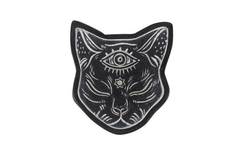 Подставка для благовоний Мистическая кошка_6559917fa3c9b.jpeg Подставка для благовоний Мистическая кошка — изображение 1