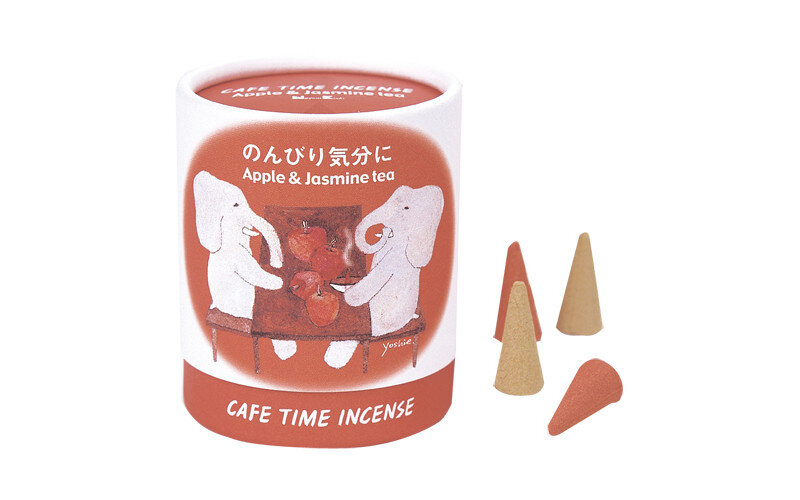 Японские благовония-конусы CAFE TIME INCENSE — RELAXED MOOD Яблоко Жасминовый чай_65598fe700e8b.jpeg Японские благовония-конусы CAFE TIME INCENSE - RELAXED MOOD Яблоко Жасминовый чай — изображение 1