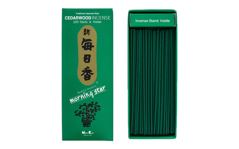 Японские благовония Morning Star Cedarwood Кедр 200 палочек_65598d6a5e290.png Японские благовония Morning Star Cedarwood Кедр 200 палочек — изображение 1