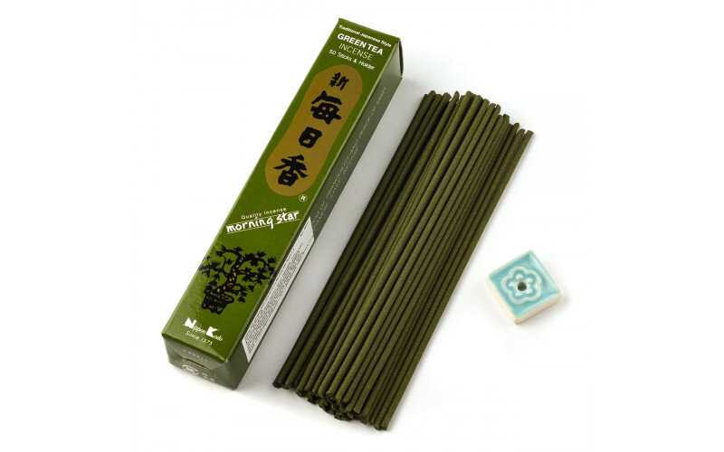 Японские благовония Morning Star Green Tea (Зеленый чай)_65598d72118a7.jpeg Японские благовония Morning Star Green Tea (Зеленый чай) — изображение 1